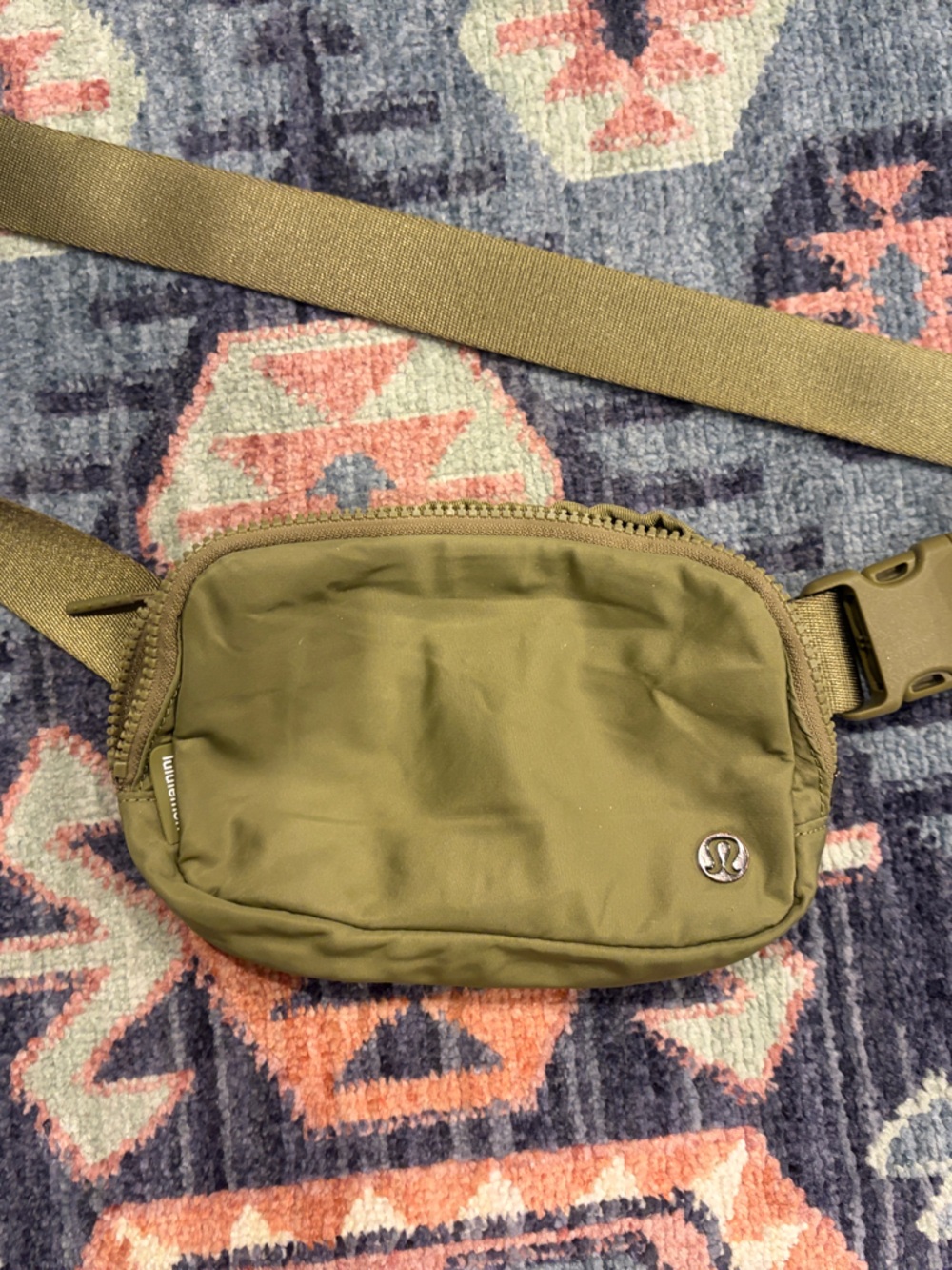 lululemon athletica Olive Green Crossbody Sling Bag